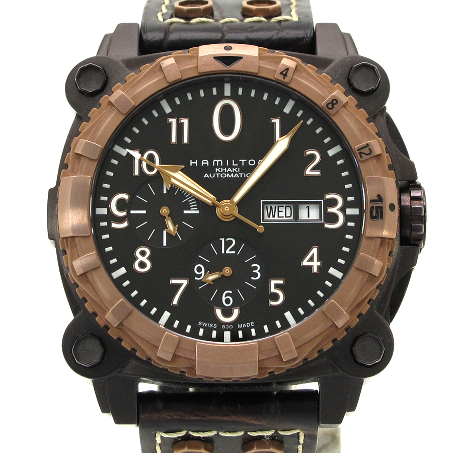 Used[A] Watch Men Hamilton Khaki Below Zero Chrono H78626583 Self winding N2T