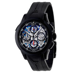 Perrelet Chronograph Split Second Skeleton Men's Automatic Watch A1045-4A