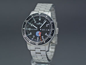 Pre-Owned Fortis PC-7 Team Day-Date World Limited Men's AT Watch 647.10.91 M,MR