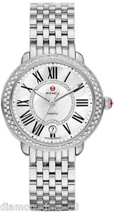 100% AUTHENTIC NEW MICHELE SEREIN DIAMOND MOP DIAL LADIE'S WATCH MWW21B000030