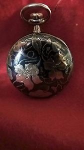 Vintage Zenith pocket Chronometer argento e oro march. famoso per el primero