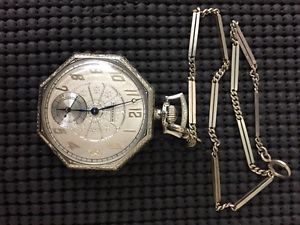 Antique Waltham Pocket Watch and Chain