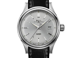 Ball Fireman Classic Automatic Watch, Stainless steel,  NM2098C-PJ-WH