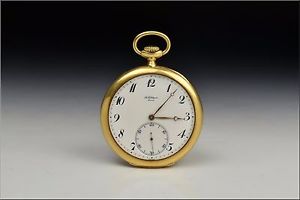 18 Karat Gold HR Ekegren Geneve Suisse Pocket Watch for JE Caldwell