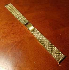 Excellent 18k Solid Gold 18mm Watch Band For High End Watches - 45 Grams