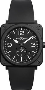 BR-S-BLACK-MATTE-CERAMIC | BELL & ROSS AVIATION | NEW & AUTHENTIC QUARTZ WATCH
