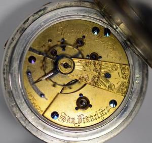 CORNELL OPEN FACE -2 STARS -  KW/KS - SAN FRANCISCO with LOGO DIAL