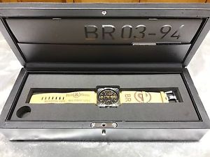 Bell & Ross BR03-94 Chronograph BR03-94 Heritage Wrist Watch for Men