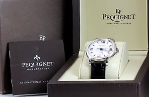 Watch PEQUIGNET Moorea Elegance 4212437 Acier/Cuir - Stainless Steel/Leather
