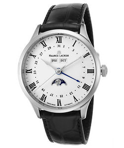 Maurice Lacroix MP6607-SS001-112 Men's Masterpiece Automatic Black Genuine