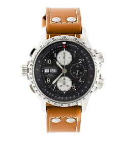 HAMILTON H77616533 X-wind Chronograph Day Date Automatic KHAKI BROWN LEATHER
