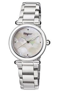 Ferragamo Women's FCH040016 IDILLIO Diamonds MOP Dial Stainless Steel Wristwatch