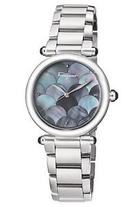 Ferragamo Women's FCH050016 IDILLIO Diamonds MOP Dial Stainless Steel Wristwatch