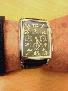 GEVRIL AVENUE OF AMERICAS CHRONOGRAPH, with ORIGINAL BOXES, PAPERS