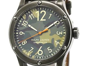Mint Condition RALPH LAUREN RL67 Safari Chronometer Watch RLR0220711 (BF101199)