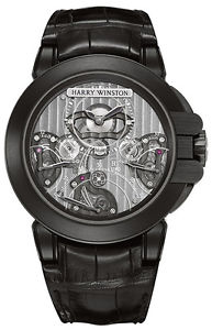 Harry Winston Ocean Triple Retrograde Chronograph Black Zalium 400/MCRA44ZKL.S