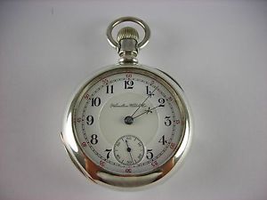 Antique very early Hamilton 936 18s 17 jewel Rail Road pocket watch. Serial 665