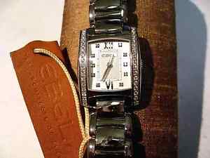 Women's Stainless Steel Diamond Ebel Brasilia, Ref. E9976M2S New! Fact Warranty!