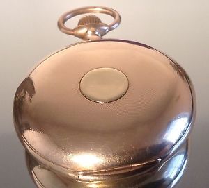 14k Systeme Glashütte taschenuhr pocket watch