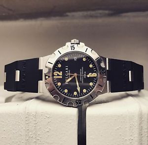 Vintage Bulgari Diagono Scuba Automatic sd38s MARK 1 from 1995