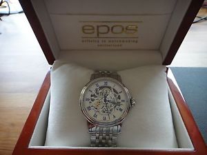 Genuine EPOS Emotion Mechanical self-winding SKELETON 3390.155 ETA 2892-A2, 50M
