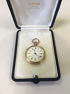 Beautiful Vintage 18k Yellow Gold Pocket Watch A. Redard & frere Geneve 17032