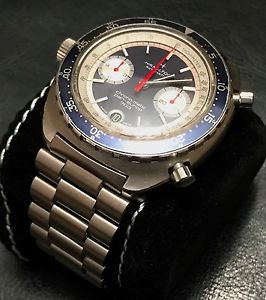 Hamilton Pan Europ 703 Chrono-matic Chronograph with rare original bracelet