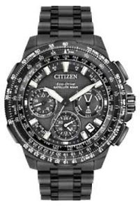 NEW PROMASTER NAVIHAWK GPS SATELLITE WAVE CHRONO, DUAL TIME BRACELET CC9025-85E