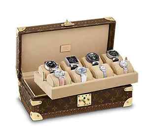 LOUIS VUITTON 8 WATCH MONOGRAM CANVAS CASE M47641 - DISCONTINUED AUTHENTIC MINT