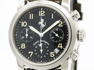Polished GIRARD PERREGAUX Ferrari Chronograph Automatic Mens Watch 8020 BF104395