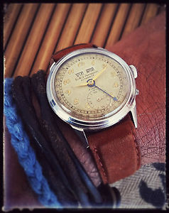 MEN'S GIRARD PERREGAUX 6083 ANNUAL CALENDAR VINTAGE AUTOMATIC WATCH UHR MONTRE