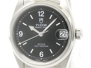 Polished TUDOR Prince Oyster Date Steel Automatic Mid Size Watch 72000 (BF112079