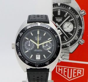 Vintage HEUER Leonidas AUTAVIA 11630MH faded orange boy - Cal. 12 - 1974 - Box
