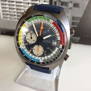 Wakmann 9804 Regate Yachting Chronograph Lemania 1341 vintage yacht timer