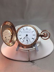 Illinois Rail Road King 14k Gold Pocket Watch