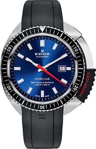 EDOX Hydro-Sub Date Automatic Dive Watch Sports watch 80301 3NCA BUIN