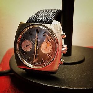 Vintage Nivada Taravana Diver Chronograph 39mm Valjoux 7734 Swiss Mens Watch