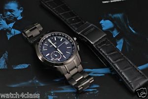 Citizen CC3015-57L Attesa Eco-Drive Satellite Wave GPS Titanium+Crocodile strap