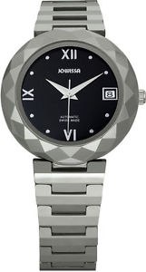Jowissa Women's J1.166.M Soletta Automatic Steel And Tungsten Black Dial Watch