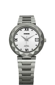 Jowissa Women's J1.167.M Soletta Automatic Silver Dial Tungsten Date Wristwatch
