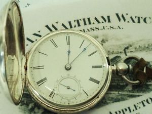 APPLETON TRACY & Co. WALTHAM MODEL 1857 16 JEWEL 18s CIVIL WAR ERA POCKET WATCH