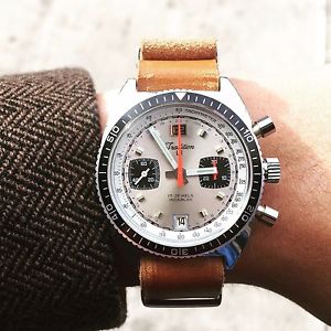Vintage NOS New Old Stock Tradition PandaDial Chronograph Valjoux 7734 SERVICED!