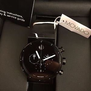 Movado Sapphire Synergy Museum Chronograph Mens Watch 0606501 **BRAND NEW I/BOX*