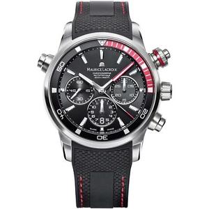 MAURICE LACROIX MEN'S PONTOS 43MM RUBBER BAND AUTOMATIC WATCH PT6018-SS001330