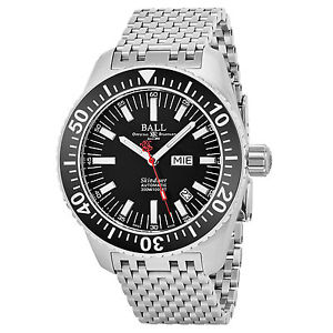 Ball Men's Engineer Master Skin Diver Swiss Automatic Date Watch DM2108A-S-BK