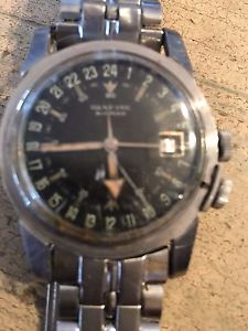 Vintage 50's Glycine Airman Pilot  Wristwatch NEEDS BEZEL
