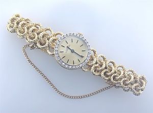 Girard Perregaux Lady's 14K Yellow Gold & Diamond Watch