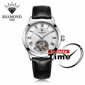 Vintage Old brand resurrect Automatic Man Wristwatch Shanghai Diamond Tourbillon