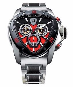 New Black TONINO Chronograph Pro Diver Stainless Steel Men's Swiss Quartz Watch