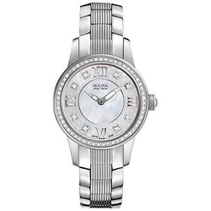 Bulova Women's 63R140 Analog Display Analog Quartz Silver Watch
